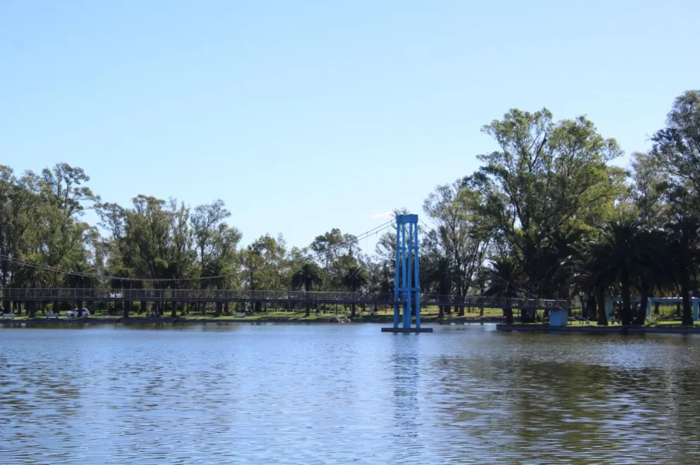 La glorieta del parque recuperó su capacidad luego de la seguidilla de lluvias en Bolívar