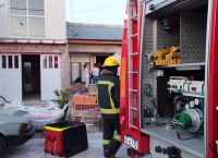 Se registró un principio de incendio en una vivienda ubicada en planta urbana