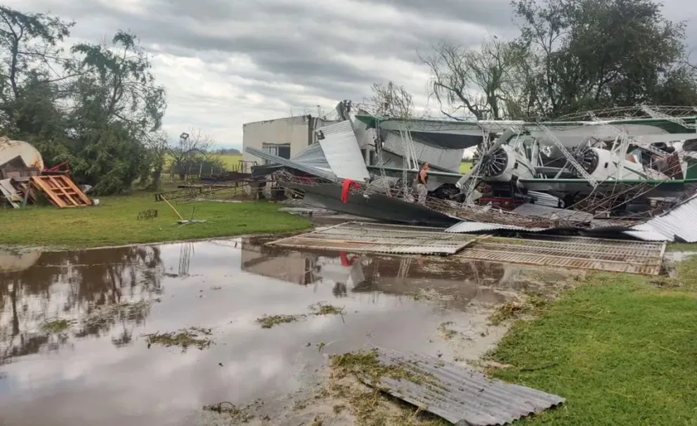 Joven de Bolívar organizó una rifa para colaborar con la comunidad de 9 de Julio tras el temporal