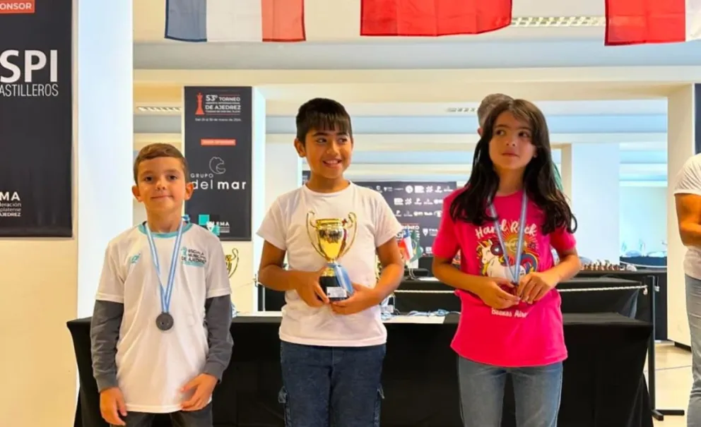 Gino Caverlotti tuvo una destacada participación en el Abierto Internacional de Ajedrez