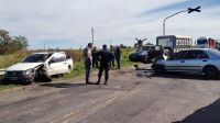 Violenta colisión en Ruta 205, bajada de Hale: dos hospitalizados y un vehículo dado a la fuga