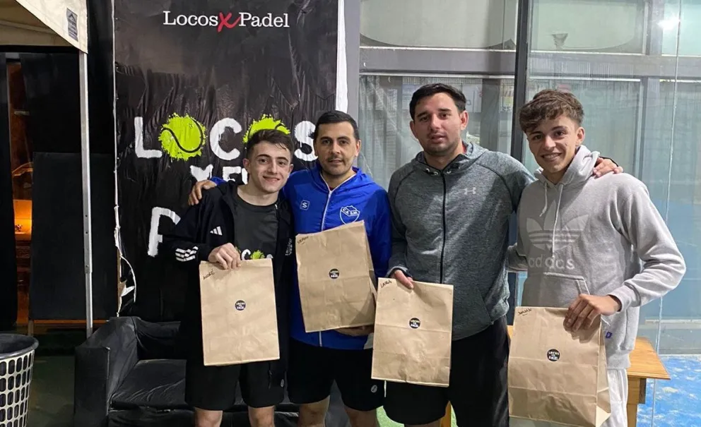 Novelli - Bustamante y Sosa - Alonso, las parejas campeonas del Circuito Bolivarense de Padel