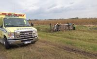 Accidente fatal en Ruta 226: una mujer fallecida y tres hospitalizados tras un vuelco