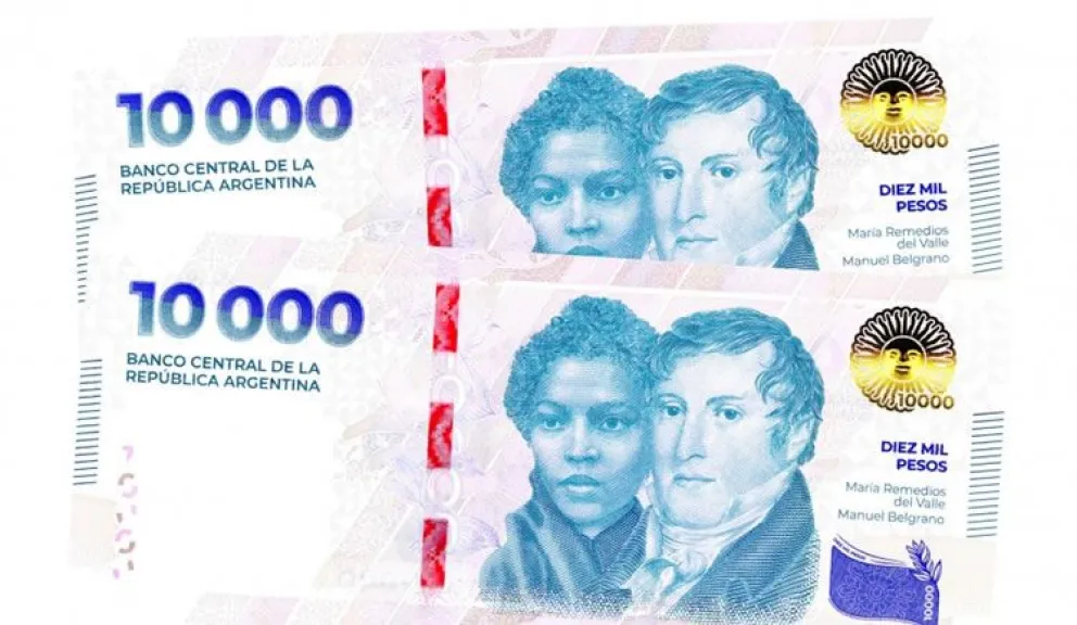 Comenzó a circular el nuevo billete de $10.000: cómo detectar si son falsos