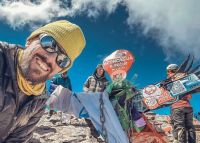 La historia del atleta bolivarense que cumplió su sueño al llegar a la cima del Aconcagua: "Rompí en llanto enseguida"