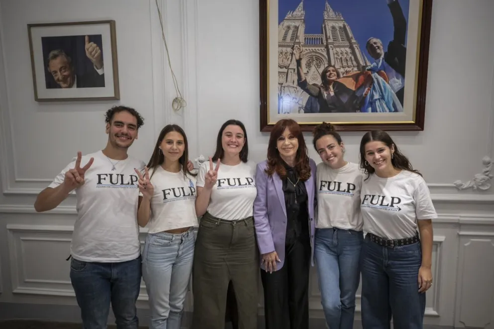 Joven bolivarense se reunió con Cristina Kirchner: "Nos hizo sentir muy cómodas"