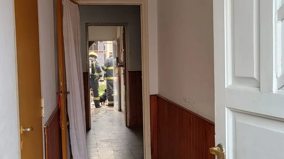 Se registró un principio de incendio en una vivienda de calle Dorrego
