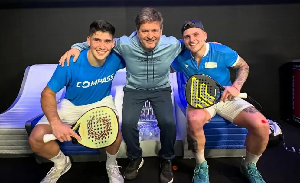El deroense Maxi Sánchez Blasco y Federico Chiostri avanzan en el Premier Padel de Mar del Plata