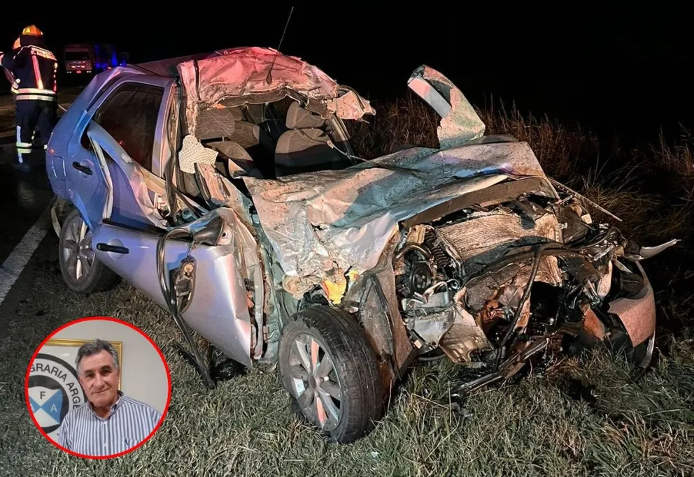 Otra vez la ruta 188: a la altura de Ameghino, se cobró la vida del presidente de la Federación Agraria