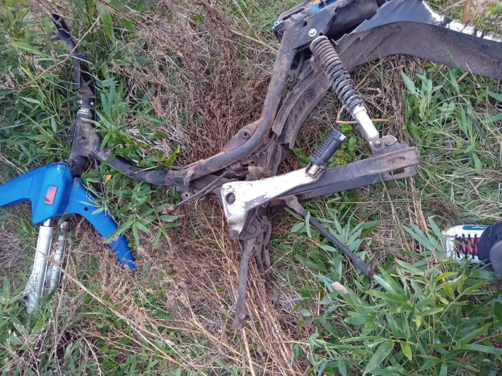 Le robaron la moto de su domicilio y apareció horas después: el lamentable desenlace