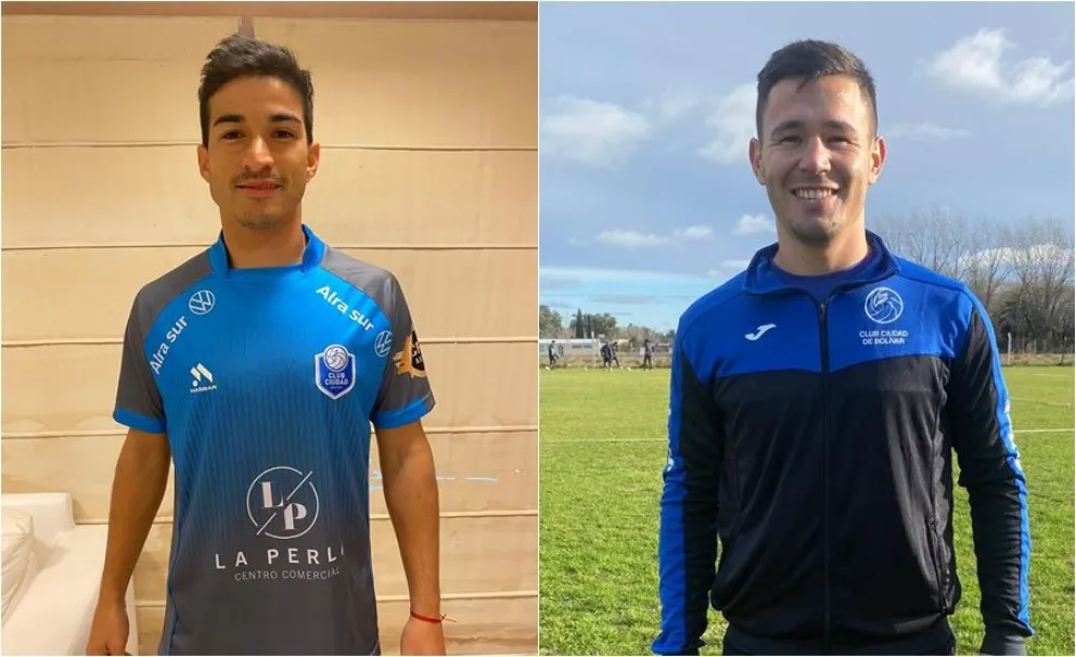 El Club Ciudad de Bolívar sumó dos refuerzos: Maximiliano Brambillo y Santiago Bustos