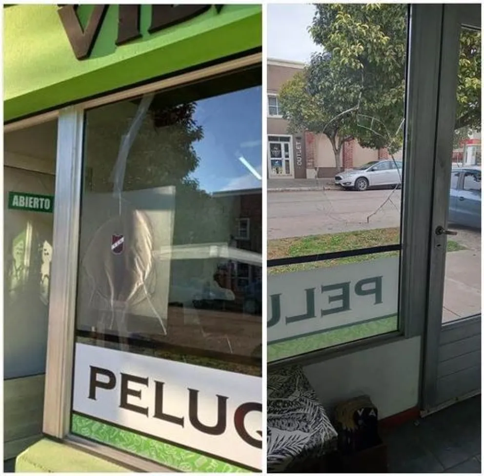 Vandalizaron su peluquería y lo expuso en los medios: “Que dé la cara y se haga cargo”