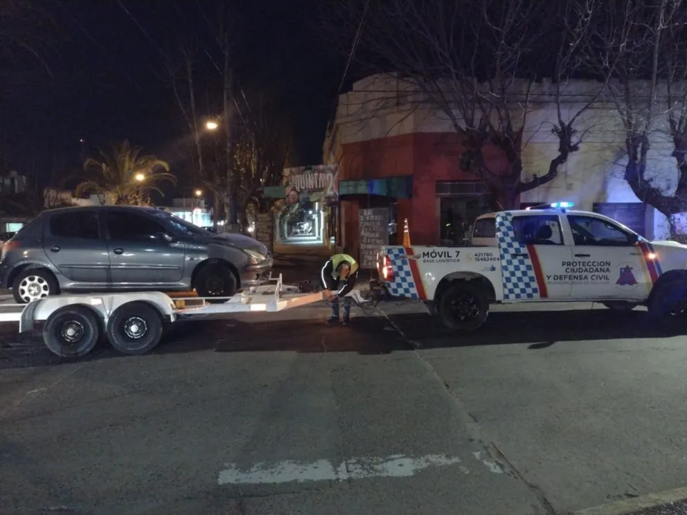 Accidente en Bolívar: secuestraron un vehículo y su conductora fue demorada por la policía