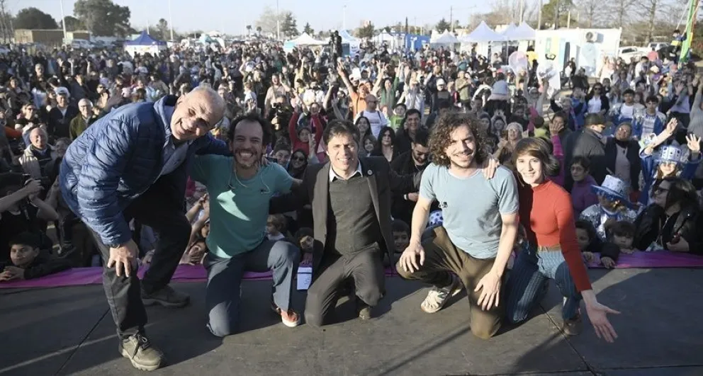 Kicillof en el interior: anunció que Provincia se hará cargo de obras paralizadas por Nación