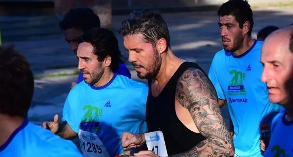 Tinelli sigue dando señales de que estará en Bolívar para la 25° edición de la Maratón