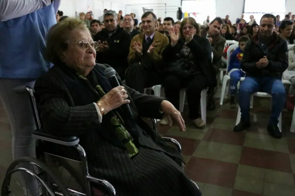 Falleció Teresa Fragomeni de Achaga, la vecina más longeva de Urdampilleta: “Ha sido un verdadero pilar histórico”