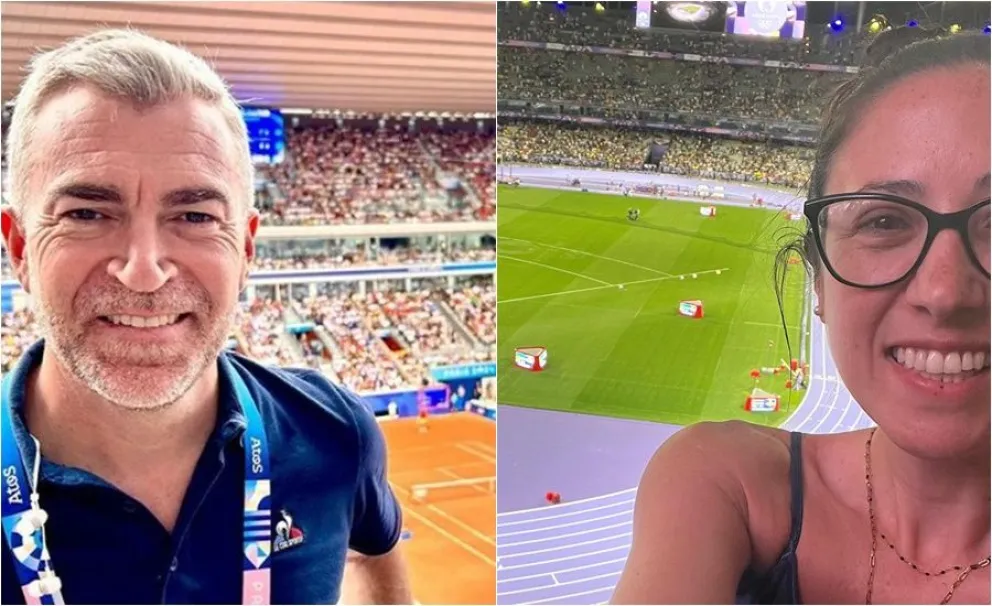 El encuentro de dos periodistas bolivarenses en París: "Es agradable encontrarse con gente conocida"