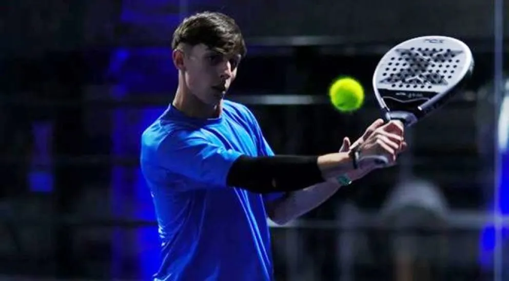 El olavarriense Mateo Conte fue elegido para representar a Argentina en el Panamericano de Pádel
