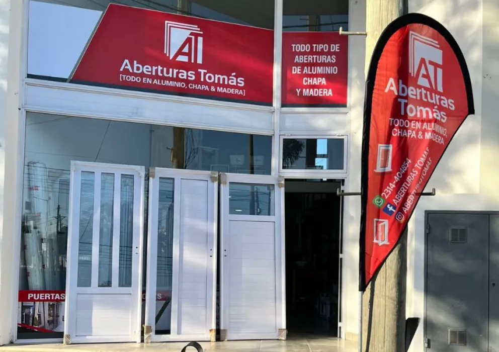 Aberturas Tomás amplía su presencia con una nueva sucursal en Carlos Casares