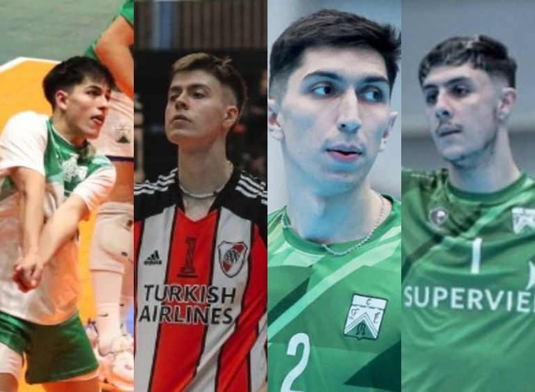 Los cuatro hijos del voley bolivarense que están en un gran momento ...