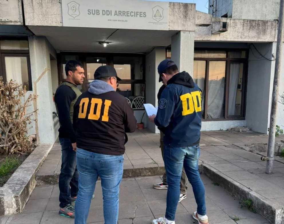 La DDI de Bolívar allana en Arrecifes en el marco de una investigación por juego clandestino