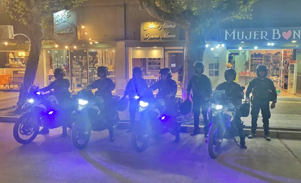 Operativo policial en Bolívar: un detenido, motos secuestradas, multas y contravenciones por disturbios