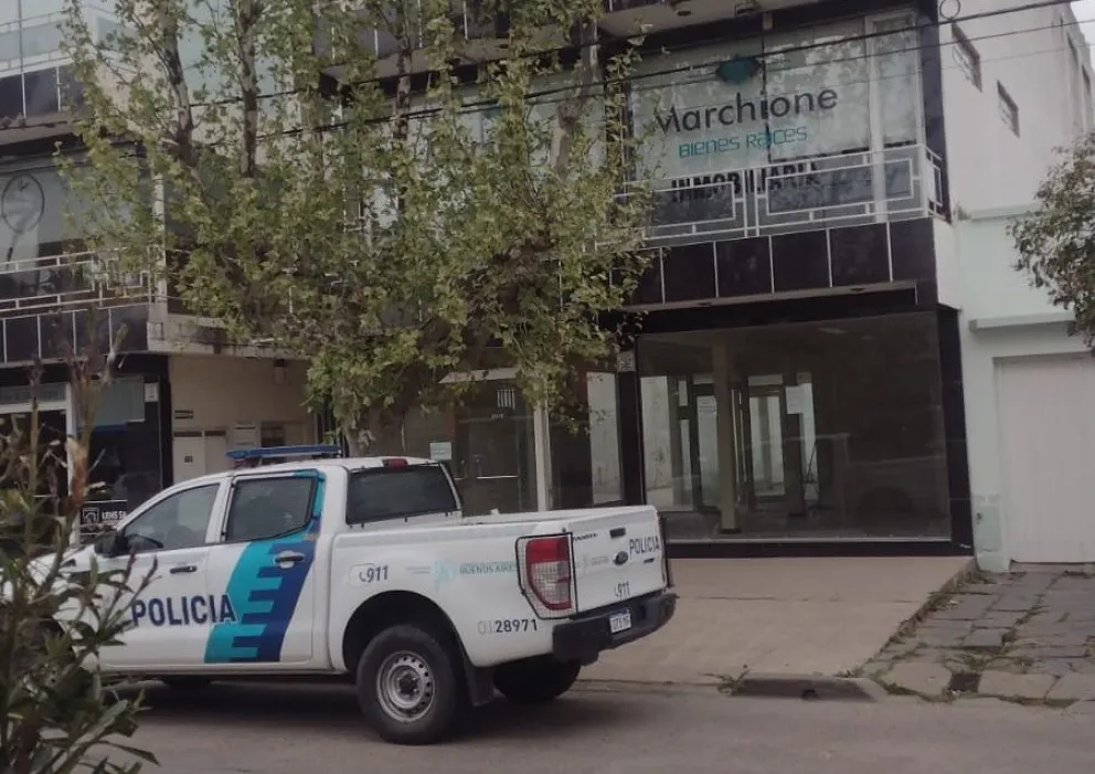 Robo en una inmobiliaria de Bolívar: sustrajeron dinero y tecnología de sus oficinas