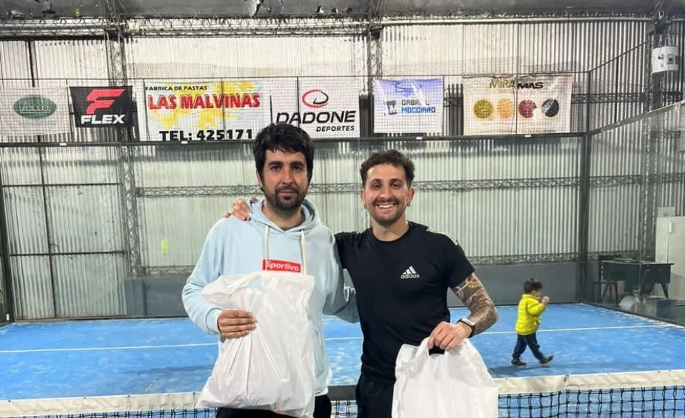 Los urdampilletenses José Arena y Brian Martínez se quedaron con el torneo de 8va categoría