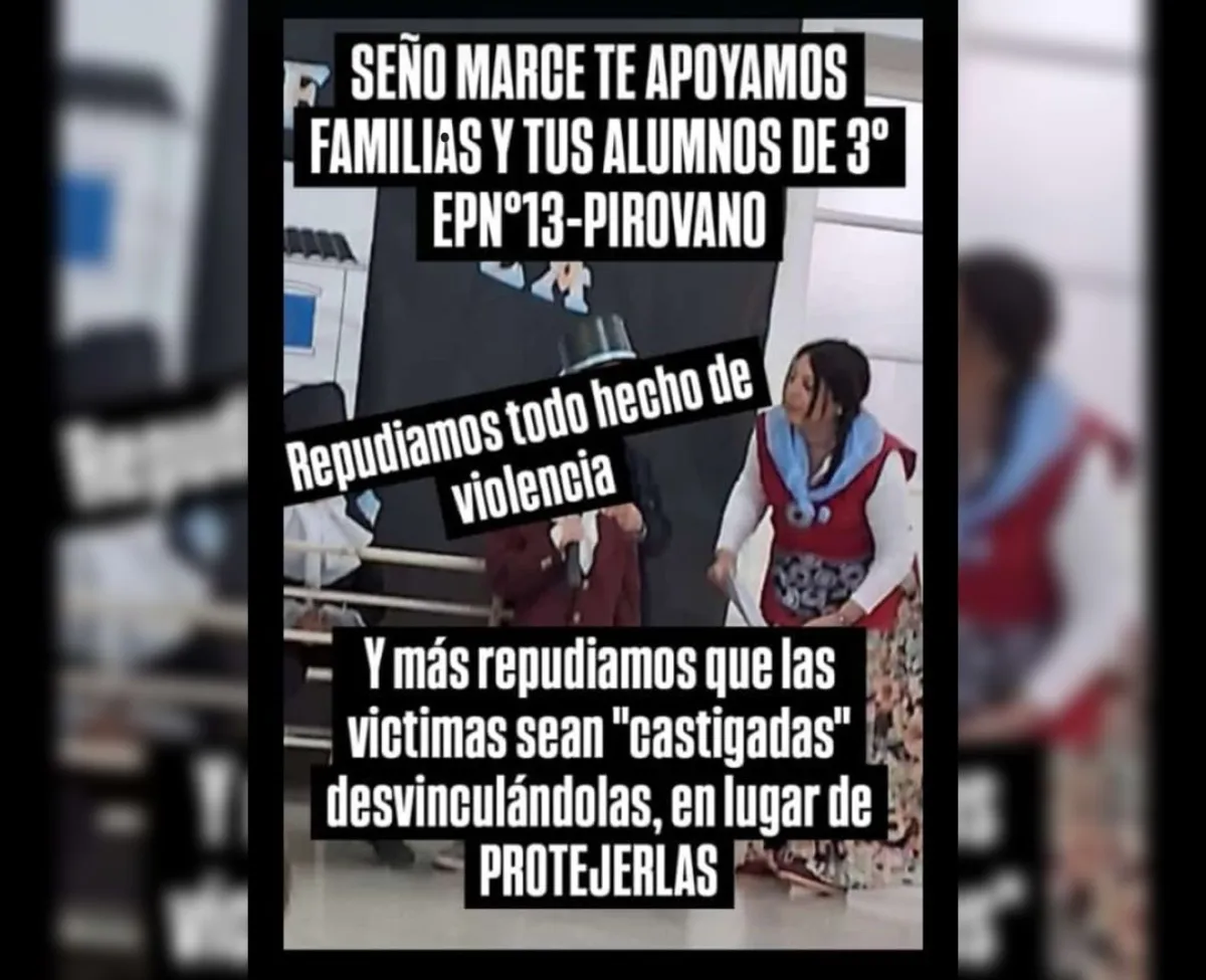 Agresión a una docente en Pirovano