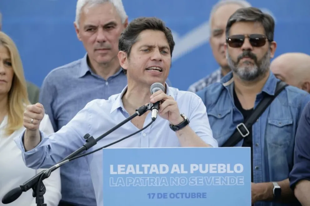 Kicillof en el acto por el Día de la Lealtad Peronista: "Mi opinión es sencilla: unidad"