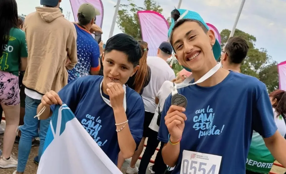 Dylan Marcoveccio y Karen Bustos son los primeros medallistas de Bolívar en los Juegos Bonaerenses