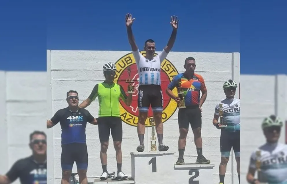 Ciclismo: el bolivarense Juan Domingo Giordano se consagró campeón del Gran Premio del Ceramista