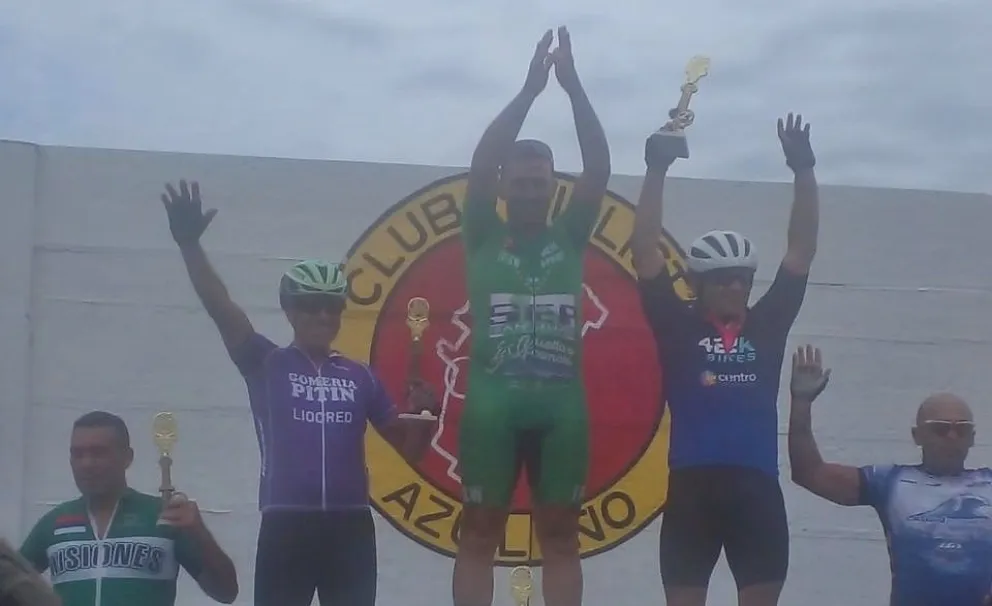 El ciclista bolivarense Juan Domingo Giordano volvió a consagrarse campeón en Azul 