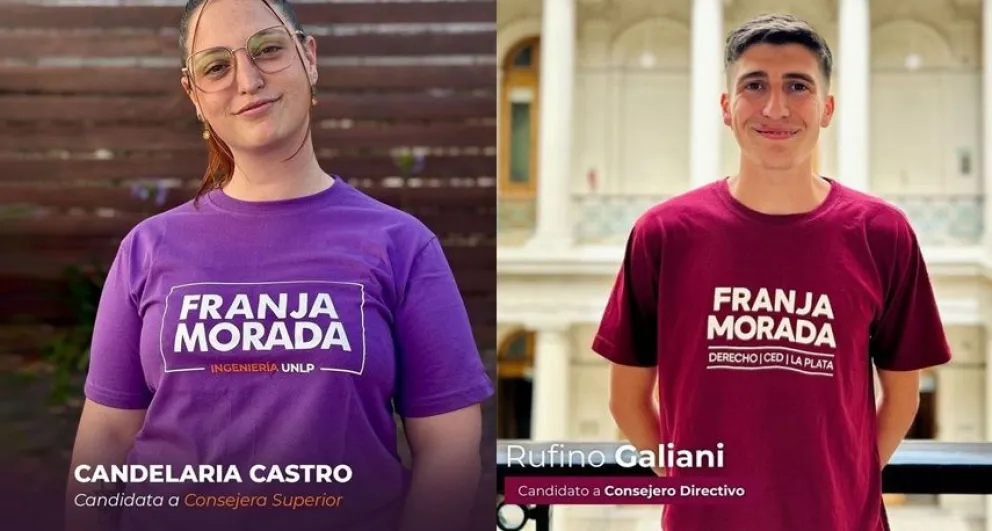 Elecciones en la UNLP: dos bolivarenses integran lugares protagónicos en las listas de Franja Morada