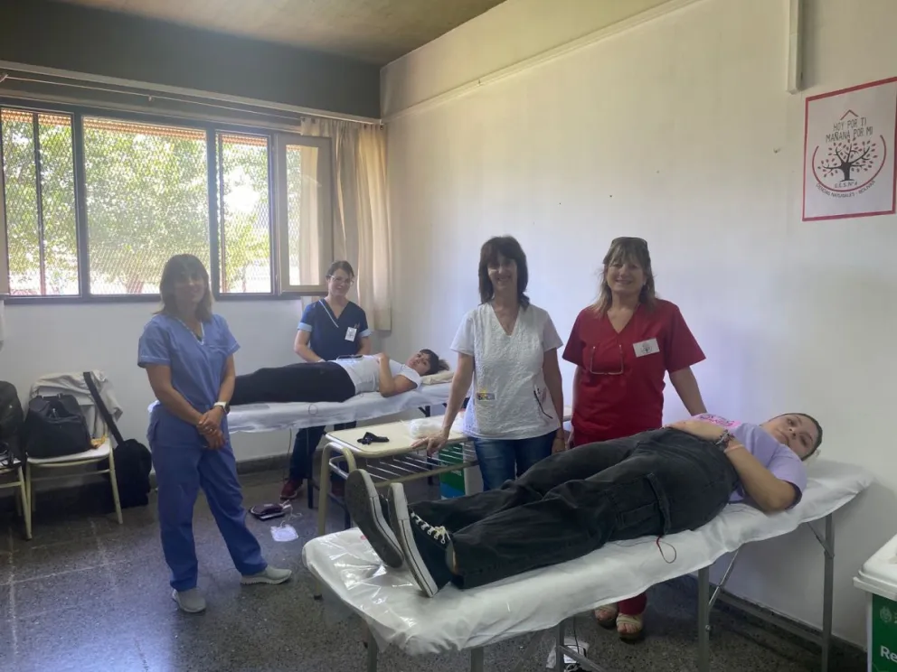 Balance positivo de la última colecta de sangre: “La única forma de obtenerla es por un brazo solidario”
