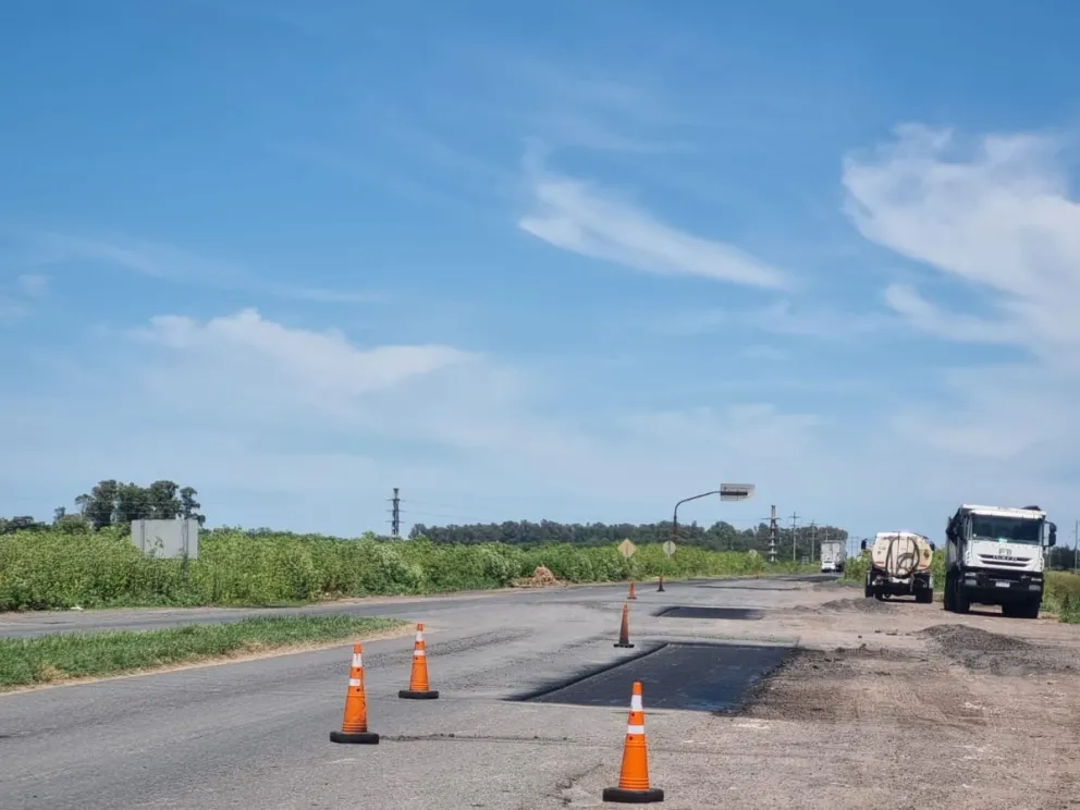 Bolívar-Pirovano: Vialidad reparó baches en uno de los tramos más críticos de la ruta 65