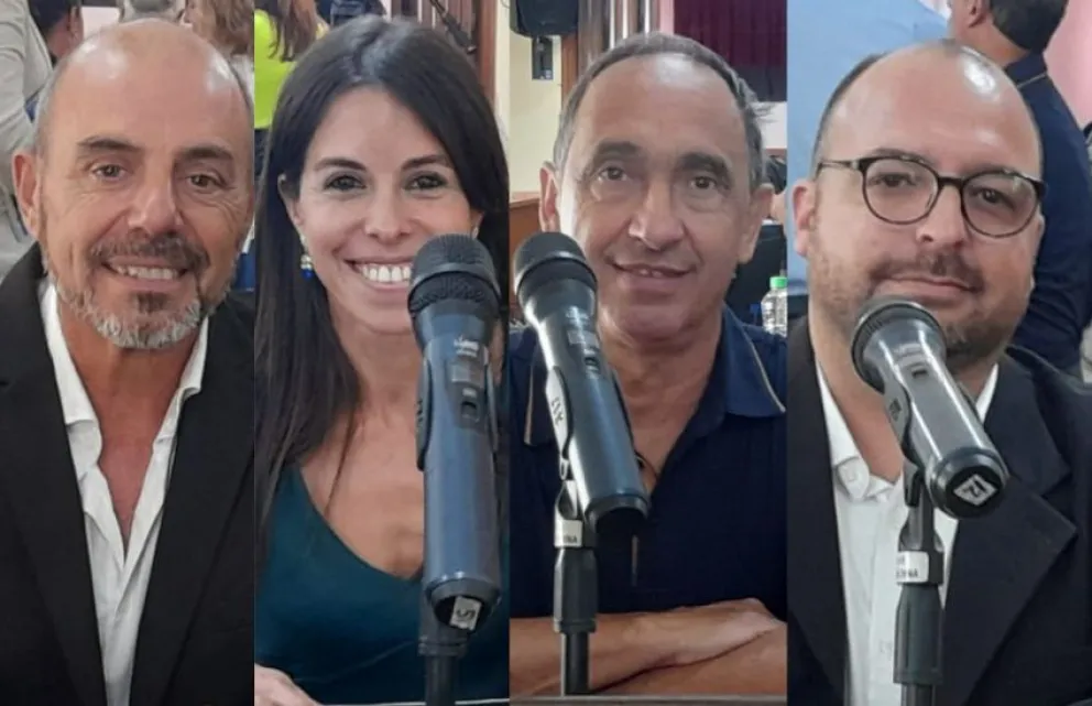 Ariel Alomar, María Laura Rodríguez, Luciano Carballo Laveglia y Flavio De Marco.