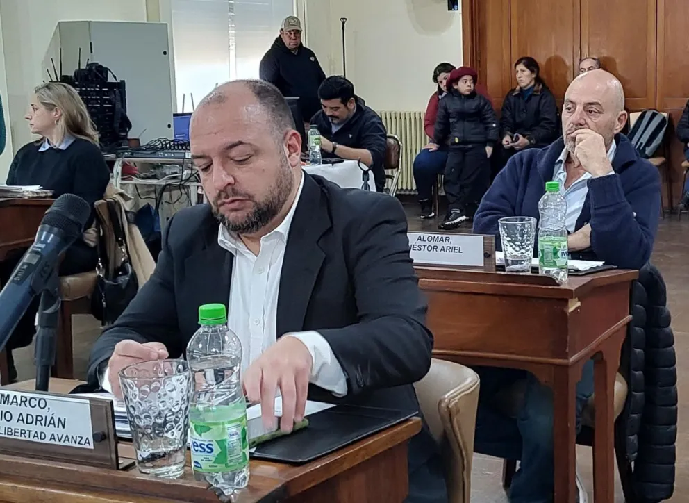 Flavio De Marco y Ariel Alomar, concejales de La Libertad Avanza | Foto: Archivo Presente Noticias