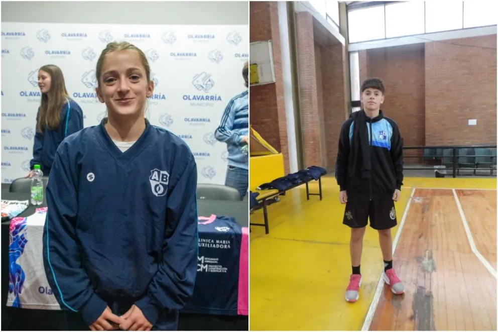 Trinidad Panaro y Antonio Morena fueron seleccionados para conformar los equipos anfitriones.