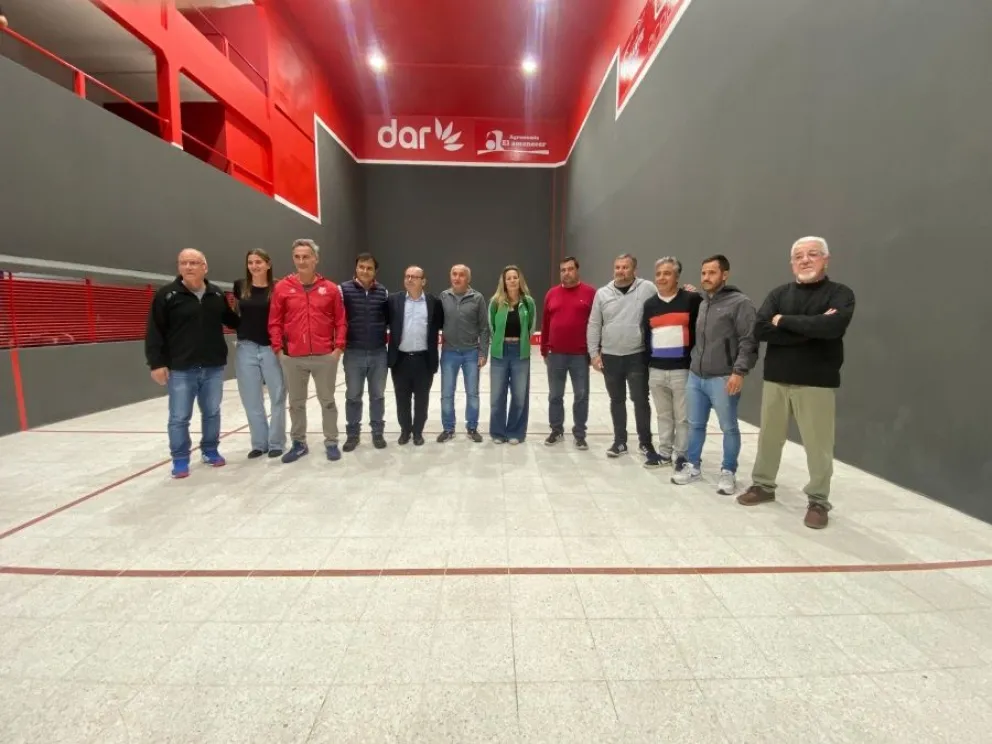 Los últimos trabajos en la cancha de pelota paleta fueron en 2015.