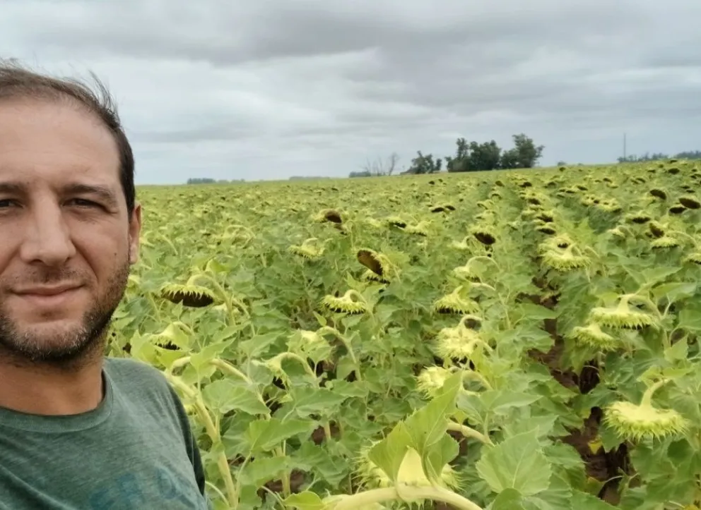 Eliel Nabaes habl&oacute; de las inundaciones en el Partido de Bol&iacute;var y la situaci&oacute;n que afecta al campo