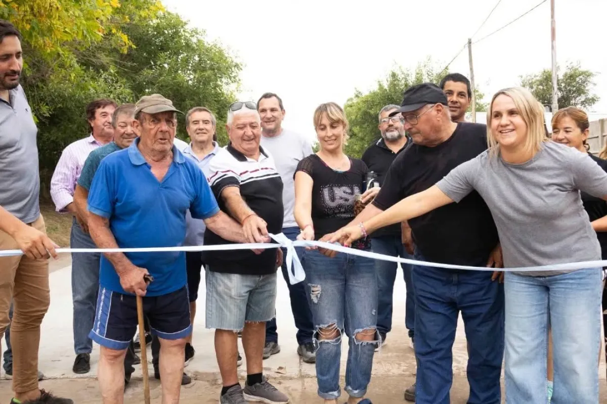 Daireaux: el municipio avanza con el Plan de Pavimentación e inauguró nuevas cuadras