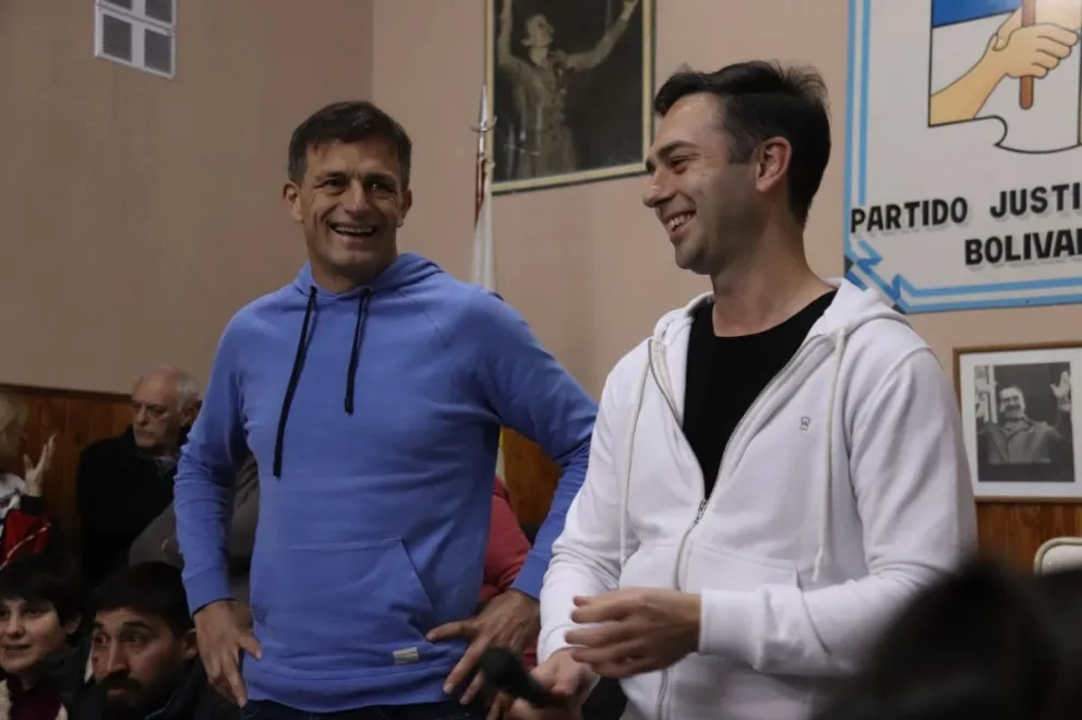 Eduardo 'Bali' Bucca y Franco Canepare. Foto de archivo.