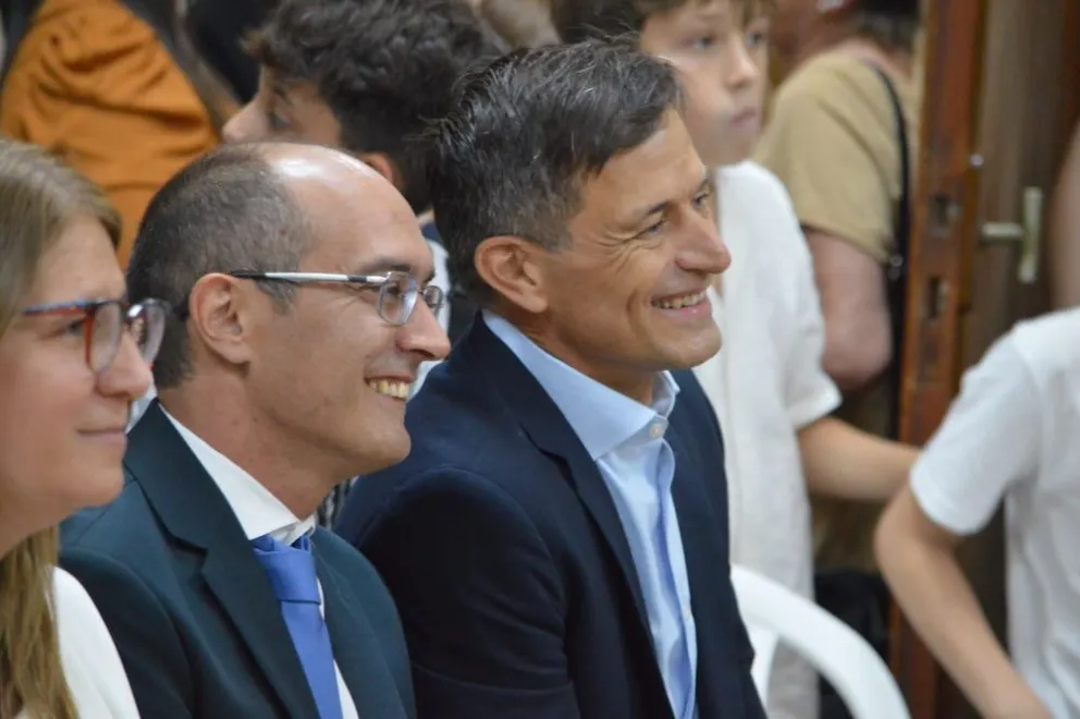Marcos Pisano y Eduardo Bucca, los intendentes del período 2023-2027 en Bolívar.
