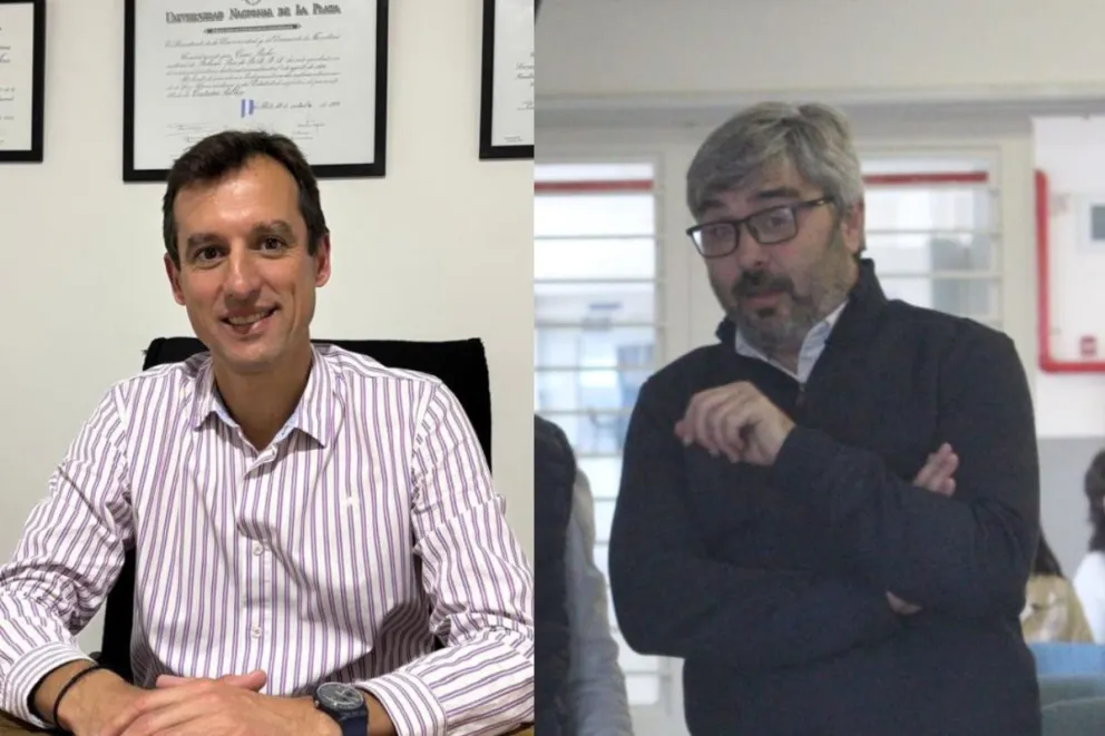 César Pacho (izquierda) y Marcos Beorlegui (derecha).