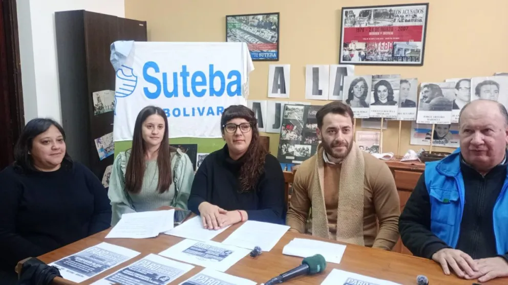 Representantes gremiales de Bolívar detallaron los motivos de la medida de fuerza.
