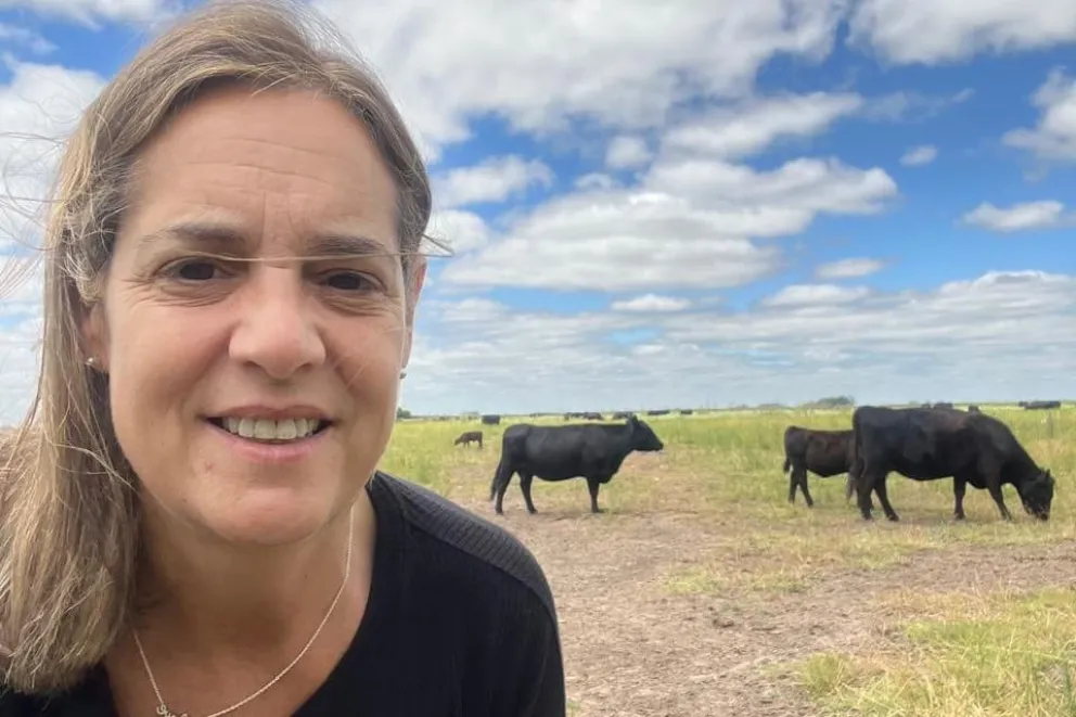 Andrea Sarnari, abogada, productora ibarrense y primera mujer en presidir la Federación Agraria Argentina (FAA).