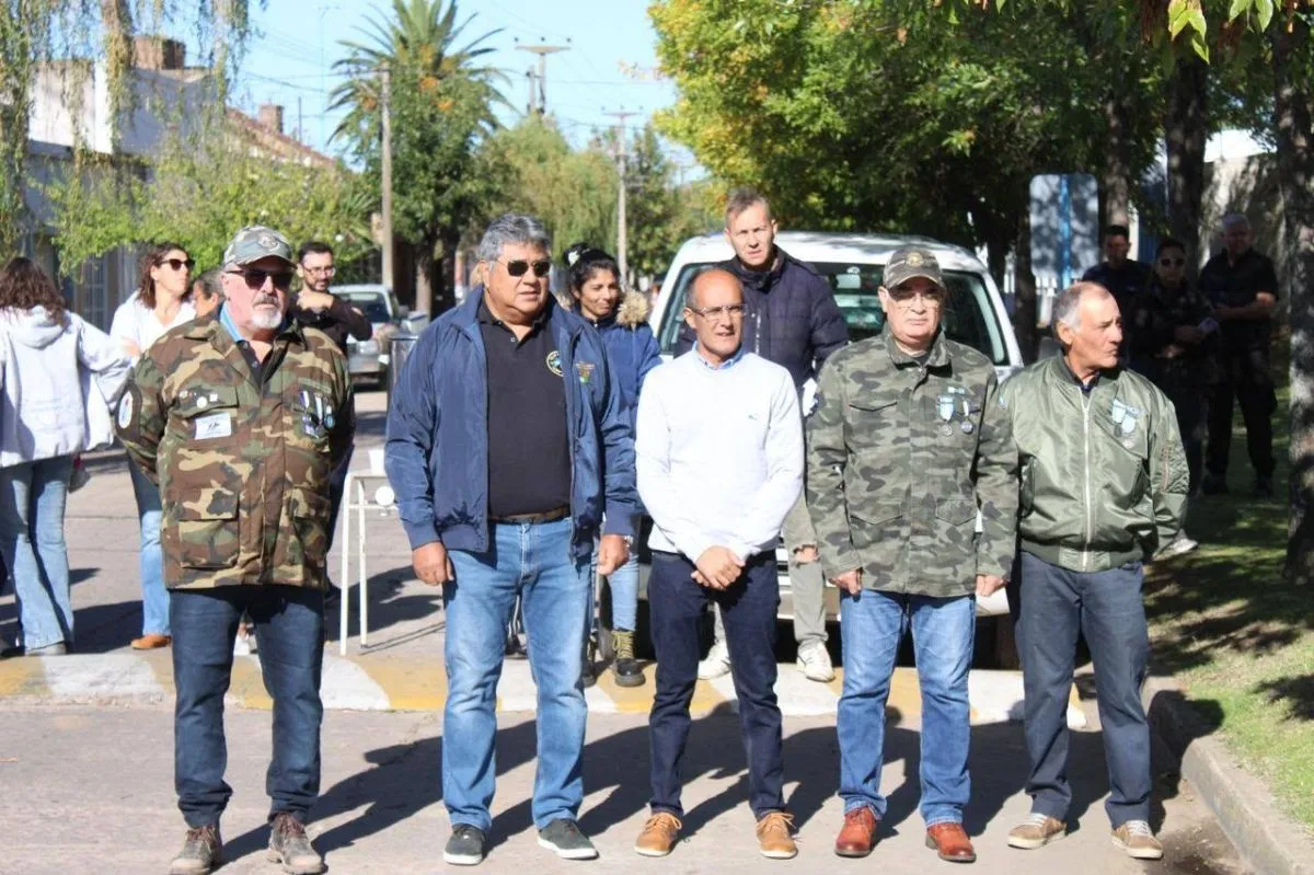 Luis Herrera, veterano de Malvinas en Bol&iacute;var, celebr&oacute; la sanci&oacute;n de la nueva ley.