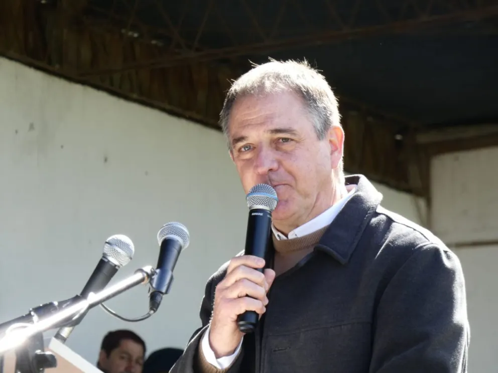 José Gabriel Erreca, presidente de la Sociedad Rural de Bolívar. Foto: Germán Schneider para Presente Noticias.