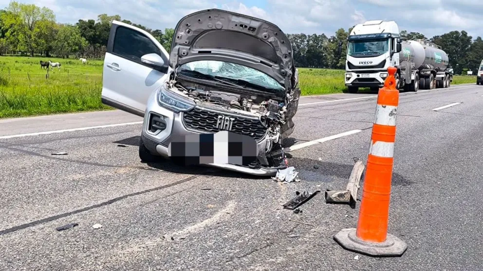 Tragedia en la Ruta 205: una mujer falleció tras un choque entre una camioneta y un camión